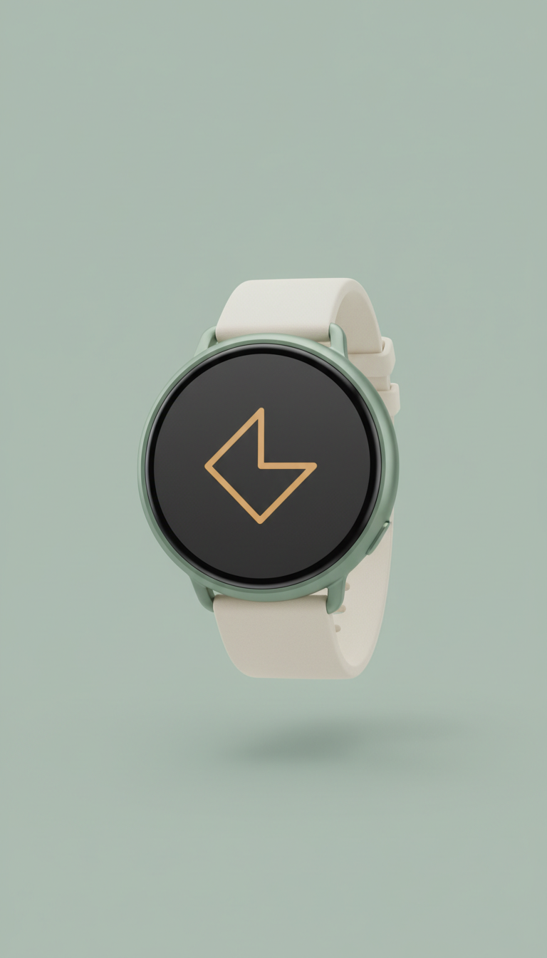 Minimalist smartwatch with designer interface