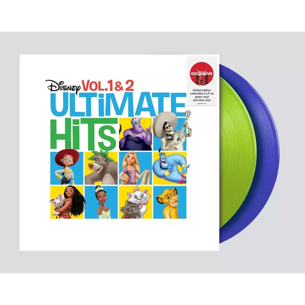Various Artists - Disney Ultimate Hits Vol.1 & 2 (Limited Edition, Green & Blue Vinyl) (2 Lp's) [Vinyl]